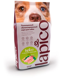 Lapico advanced сухой полнорационный корм для щенков средних пород с индейкой