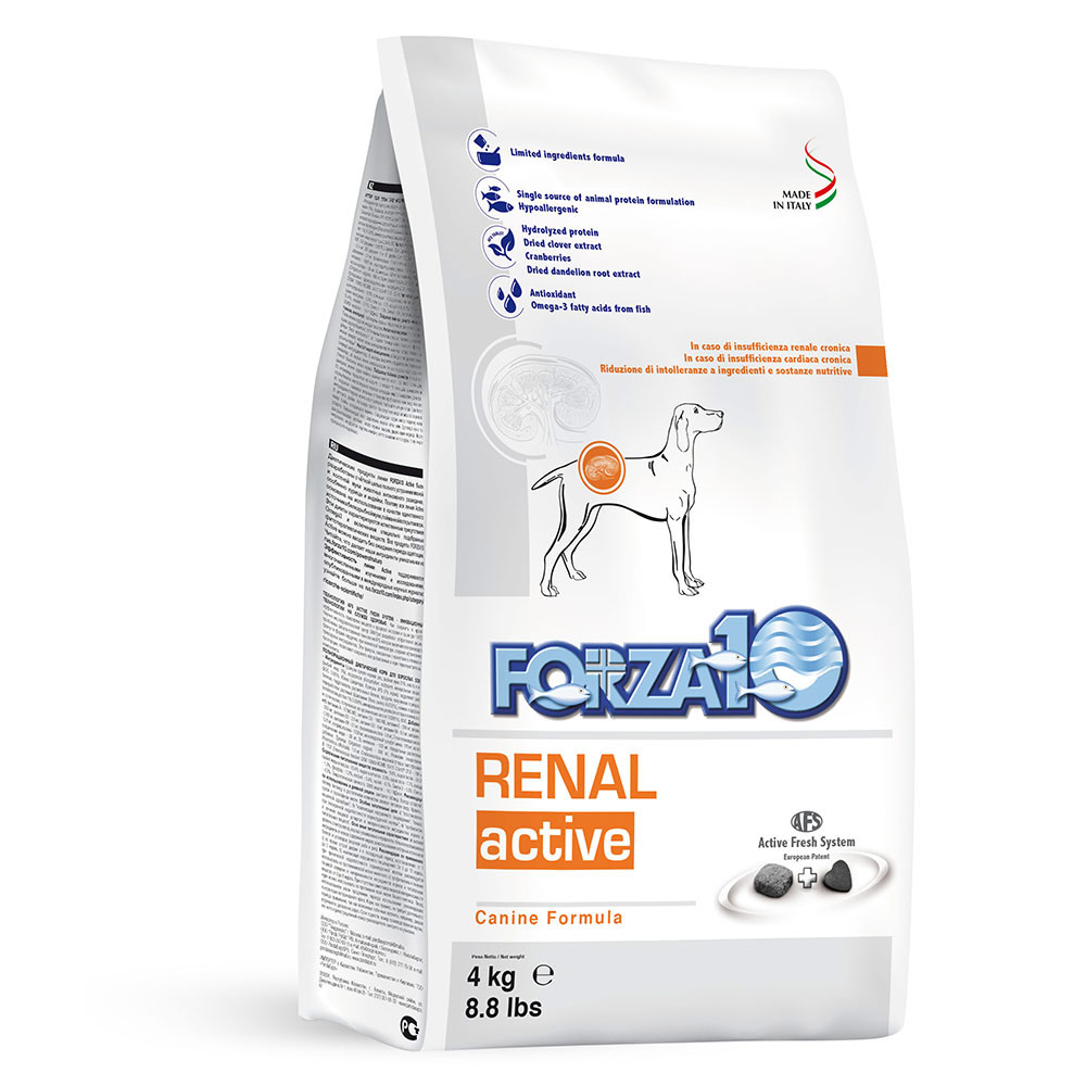 Forza10 renal сухой корм с рыбой для собак всех пород при заболеваниях почек