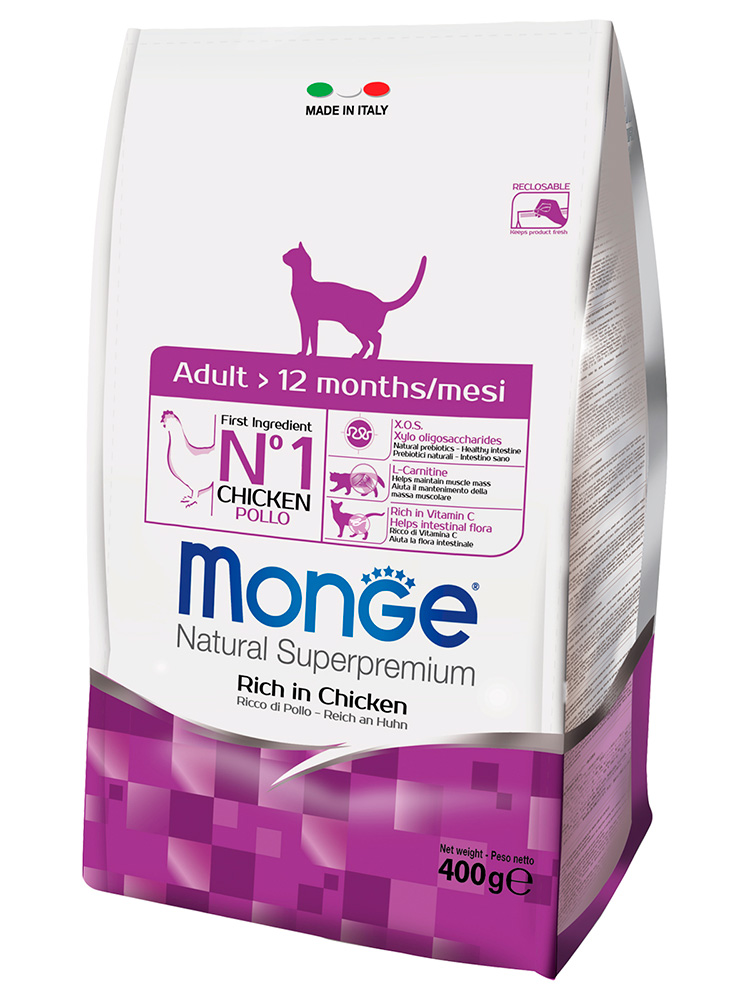 Monge cat daily line сухой корм из курицы для взрослых кошек