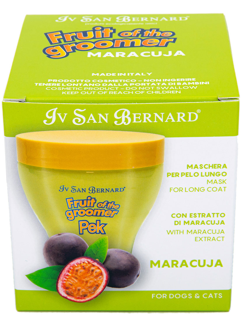 Iv san bernard fruit of the grommer maracuja восстанавливающая маска для длинной шерсти с протеинами