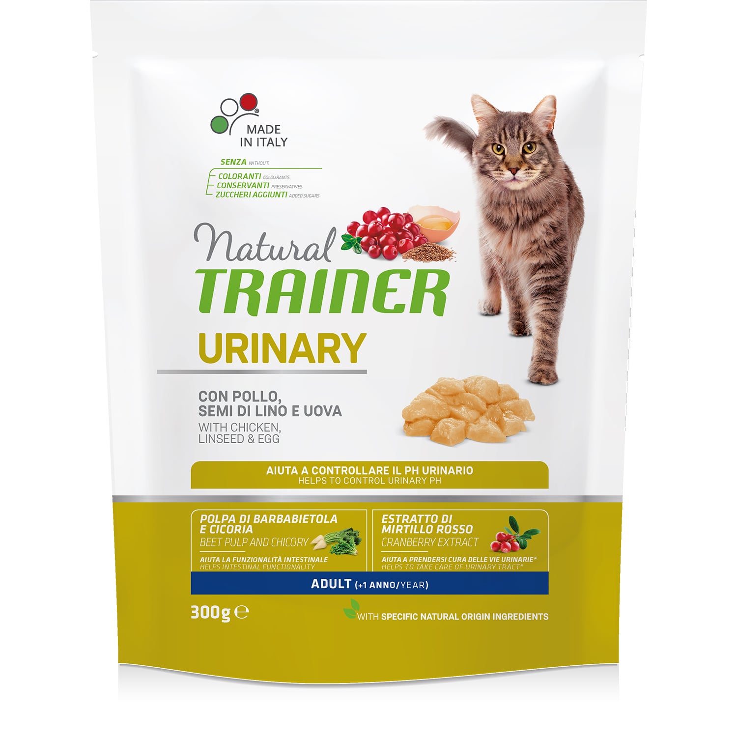 Natural Trainer Cat Urinary сухой корм с курицей для взрослых кошек c чувствительной мочеполовой системой