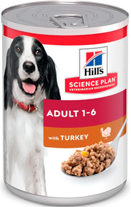 Hill's science plan влажный корм с индейкой для взрослых собак для поддержания мышечной массы и здорового иммунитета