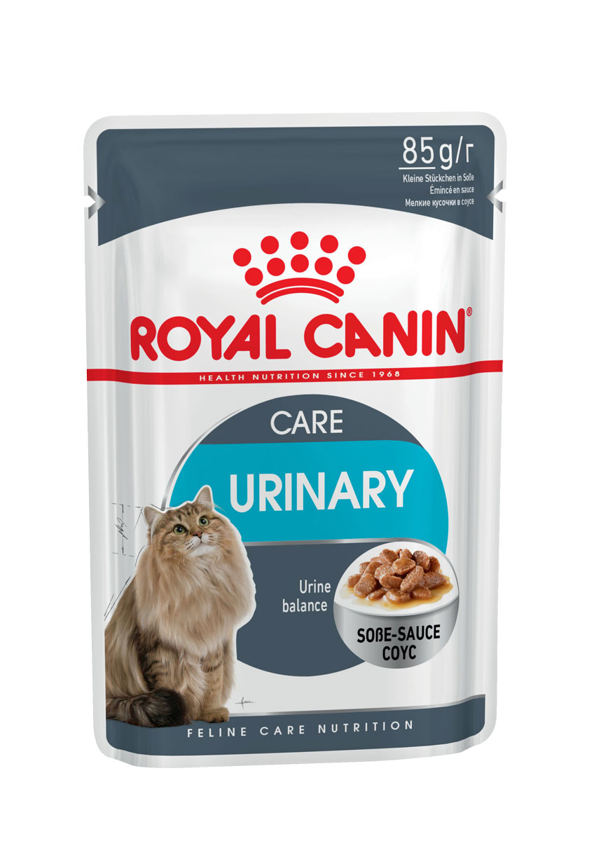 Royal canin urinary care корм консервированный для кошек в соусе для поддержания здоровья мочевыделительной системы