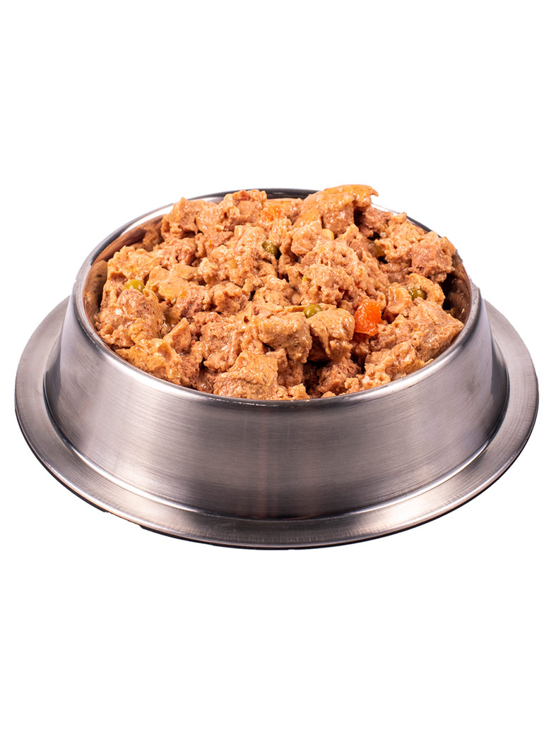 Monge dog fresh chunks in loaf влажный корм мясной рулет из телятины с овощами для щенков