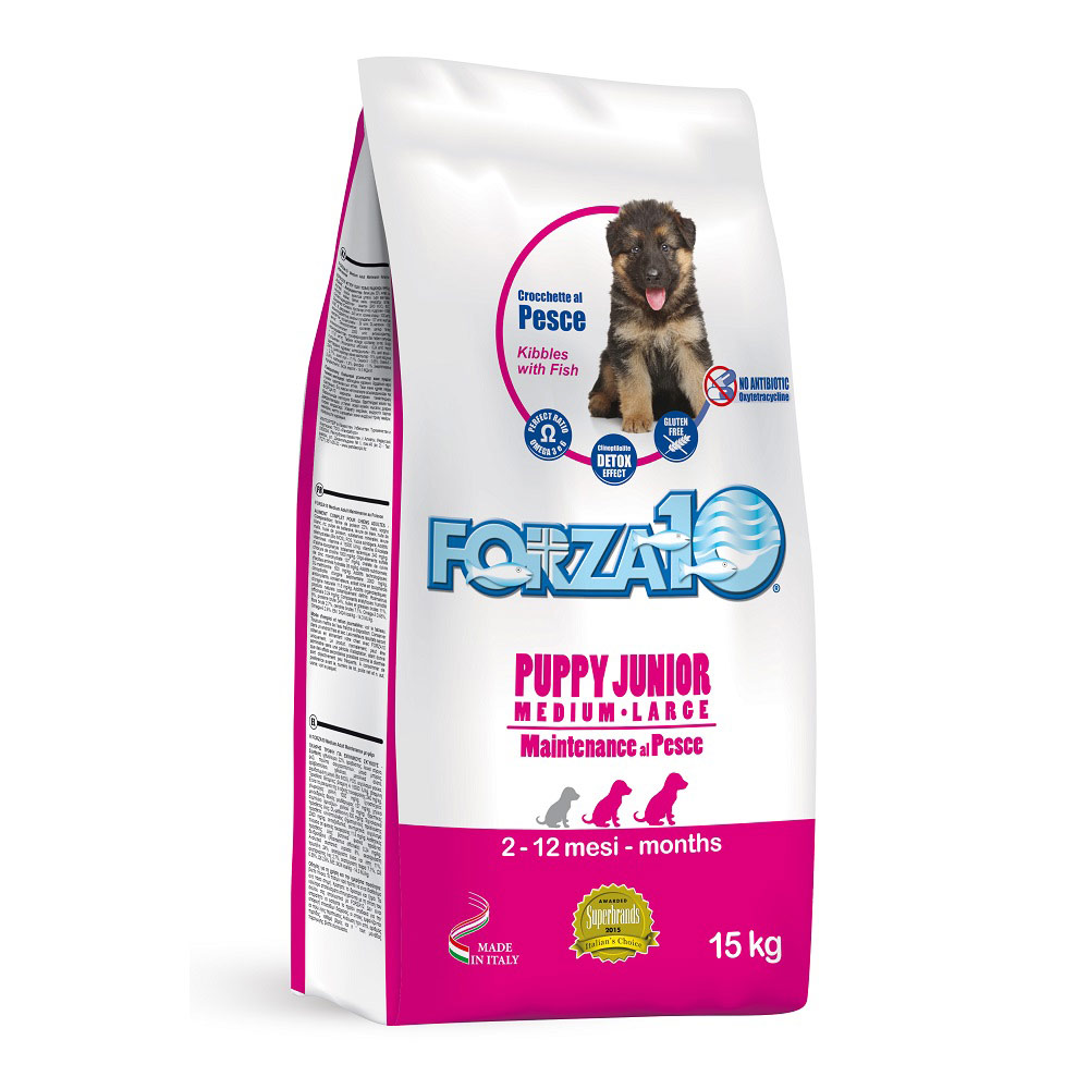 Forza10 puppy junior сухой корм с морской рыбой для щенков мелких и средних пород