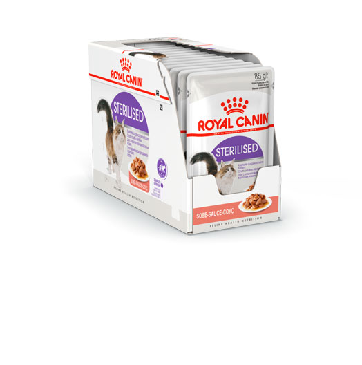 Royal canin sterilised корм консервированный для стерилизованных взрослых кошек, соус