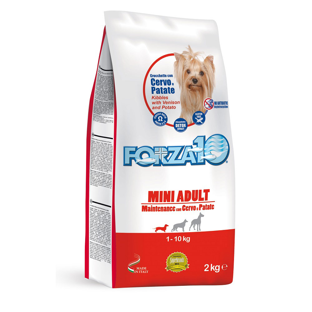 Forza10 maintenance сухой корм с олениной и картофелем для собак мелких пород