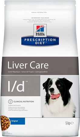 Hill's prescription diet l/d liver care сухой корм для собак для поддержания печени