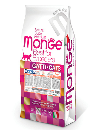 Monge cat pfb speciality line monoprotein сухой корм монопротеиновый из лосося для взрослых кошек