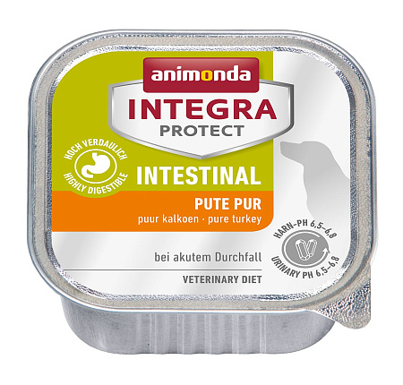 Animonda integra с индейкой для взрослых собак при нарушениях пищеварения