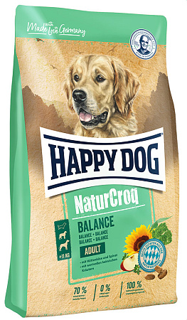 Happy dog balance полнорационный сухой корм для взрослых собак всех пород