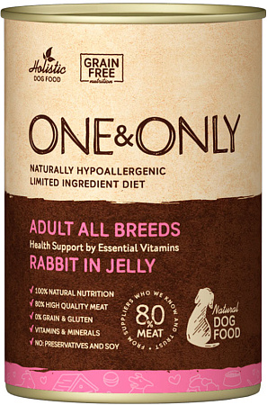 One&only консервы из кролика для собак