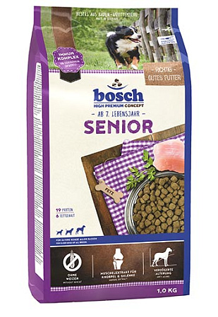 Bosch senior сухой корм с мясом птицы для собак старше 7 лет