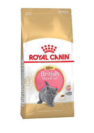 Royal canin british shorthair kitten корм сухой сбалансированный для британских короткошерстных котят