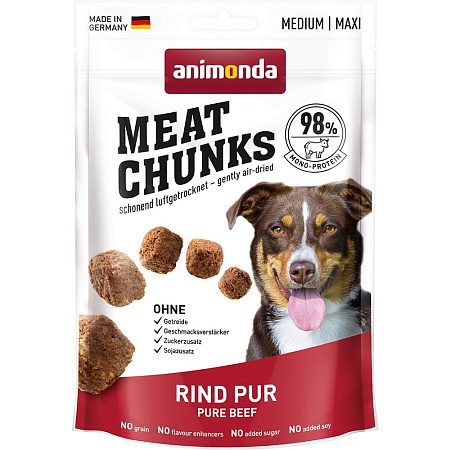 Animonda meat chunks лакомства из говядины для собак средних и крупных пород