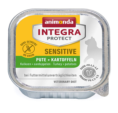 Animonda integra c индейкой и картофелем для взрослых кошек при пищевой аллергии
