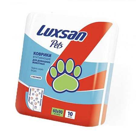 Luxsan pets коврики для домашних животных 60х90, уп. 10шт
