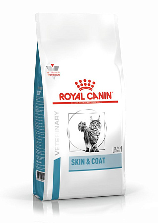 Royal canin skin & coat корм сухой полнорационный диетический для кошек после стерилизации, предназначенный для поддержания защитных функций кожи при дерматозах и чрезмерном выпадении шерсти