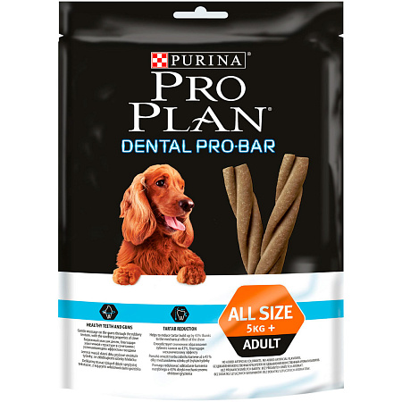 Pro plan лакомство dental pro bar для собак мелких и карликовых пород