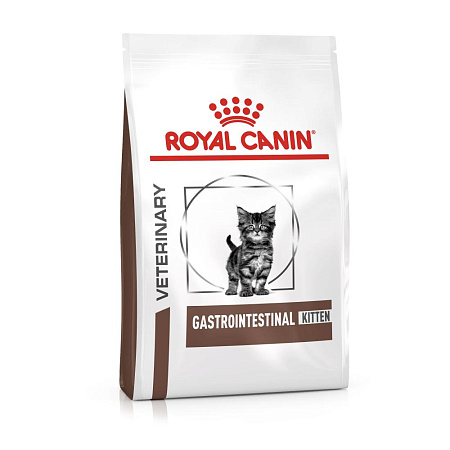 Royal canin gastrointestinal kitten корм сухой полнорационный диетический для котят в возрасте от 2 до 10 месяцев при нарушениях пищеварения