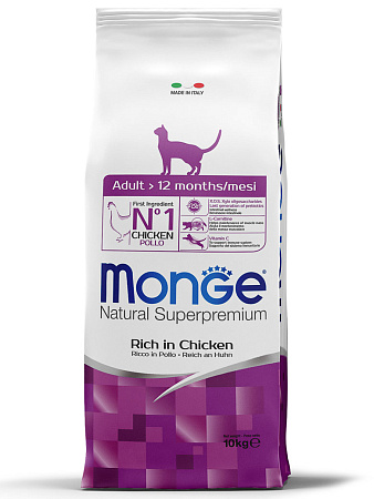 Monge cat daily line сухой корм из курицы для взрослых кошек