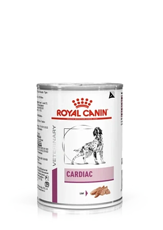 Royal Canin Cardiac корм консервированный полнорационный диетический для взрослых собак, предназначенный для поддержания функции сердца при хронической сердечной недостаточности, паштет