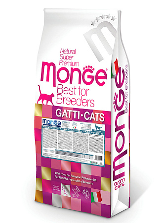 Monge cat pfb speciality line monoprotein sterilised сухой корм монопротеиновый из форели корм для стерилизованных кошек