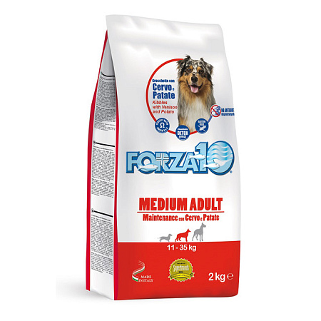 Forza10 maintenance сухой корм с олениной и картофелем для собак всех пород