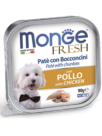 Monge dog fresh влажный корм с курицей для собак