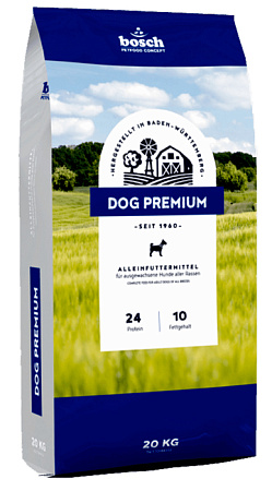 Bosch dog premium сухой корм с птицей для собак