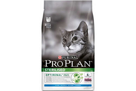 Pro plan optirental сухой корм с кроликом для кастрированных котов и стерилизованных кошек