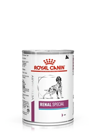 Royal Canin Renal Special корм консервированный полнорационный диетический для взрослых собак, предназначенный для поддержания функции почек при острой или хронической почечной недостаточности