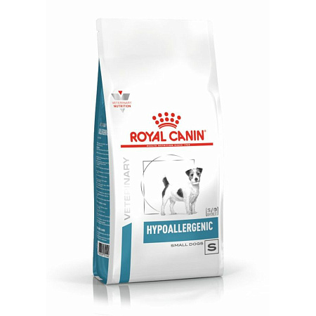 Royal Canin Hypoallergenic Small Dog корм сухой полнорационный диетический для взрослых собак весом до 10 кг, применяемый при пищевой аллергии или пищевой непереносимости