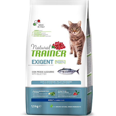 Trainer Natural сухой корм с океанической рыбой для привередливых кошек