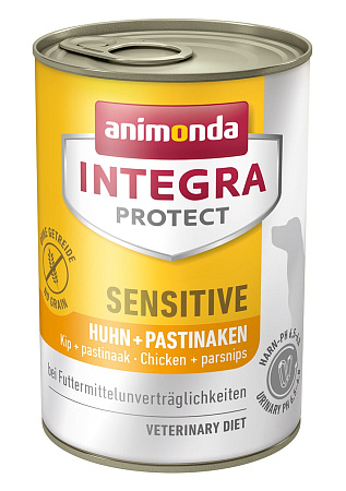 Animonda integra c курицей и пастернаком для взрослых собак при пищевой аллергии