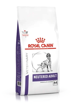 Royal Canin Neutered Adult Medium Dogs корм сухой полнорационный для взрослых стерилизованных собак средних пород (от 11 до 25 кг).
